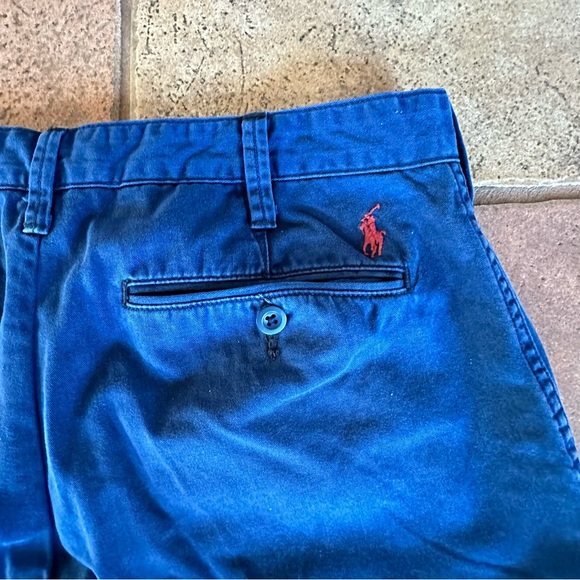 🎉HP🎊Polo Ralph Lauren Men’s Navy Blue Relaxed Fit Shorts Size 32 - Picture 3 of 9